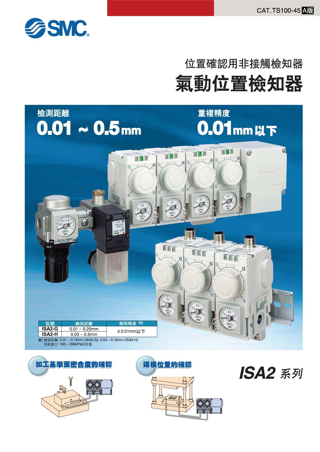氣動位置檢知器 ISA2系列